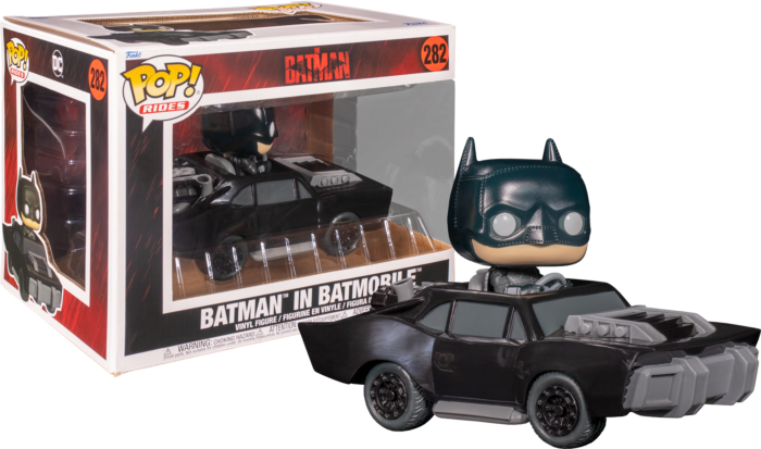 Funko Pop! Rides - The Batman (2022) - Batman with Batmobile #282 - Real Pop Mania