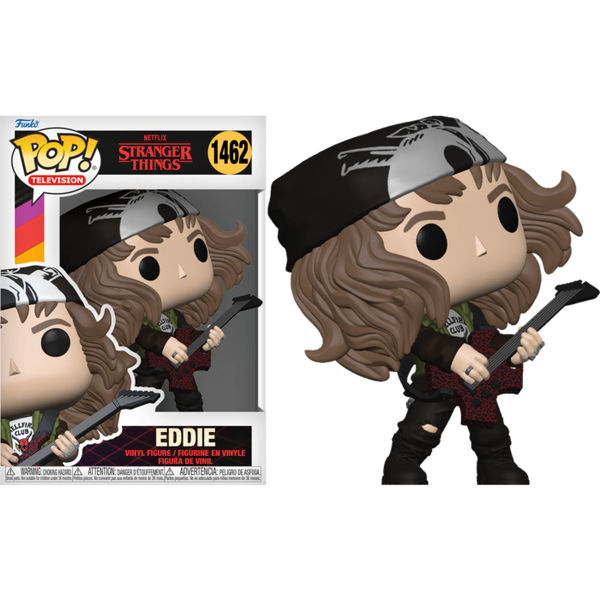 Funko POP Stranger Things - Eddie c/Guitarra S4 - Stranger Things