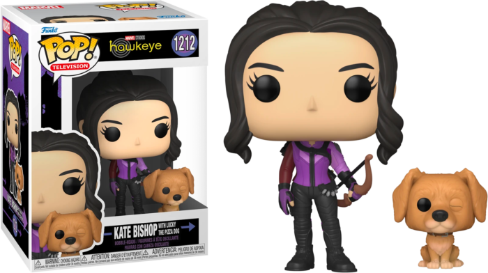 Funko Pop! Hawkeye (2021) - Kate with Lucky #1212 - Real Pop Mania