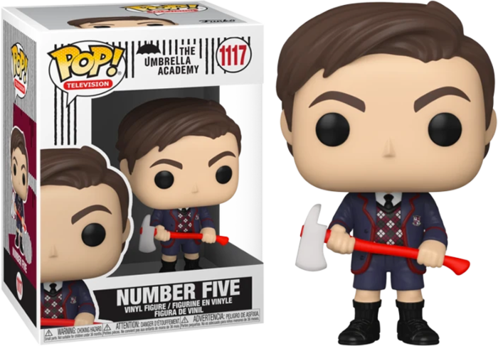 Funko Pop! The Umbrella Academy - Number 5 with Axe #1117 - Real Pop Mania