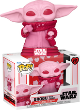 Funko Pop! Star Wars: The Mandalorian - Grogu Valentine's Day #493 - Real Pop Mania