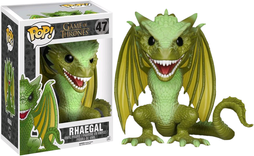Funko Pop! Game of Thrones - Rhaegal 6" Super Sized #47 - The Amazing Collectables