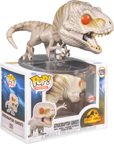 Funko Pop! Jurassic World: Dominion - Atrociraptor Ghost Attack Pose #1219 - Real Pop Mania