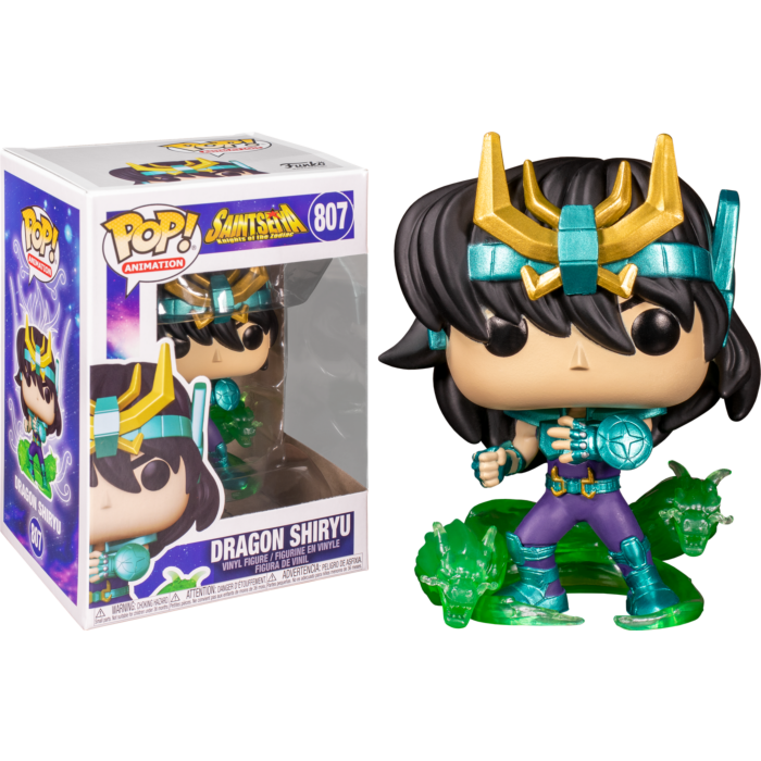 Funko Pop! Saint Seiya: Knights of the Zodiac - Dragon Shiryu #807 - The Amazing Collectables