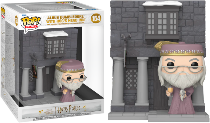 Funko Pop! Harry Potter - Albus Dumbledore with Hog's Head Inn Hogsmeade Diorama Deluxe #154 - Real Pop Mania