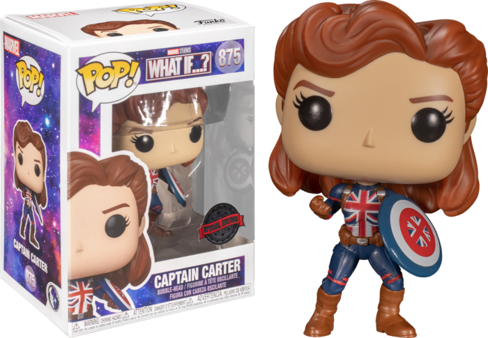 Funko Pop! Marvel: What If… - Captain Carter Fighting Pose #875 - Real Pop Mania