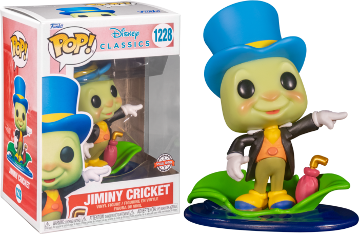 Funko Pop! Pinocchio - Jiminy Cricket on Leaf #1228 - Real Pop Mania