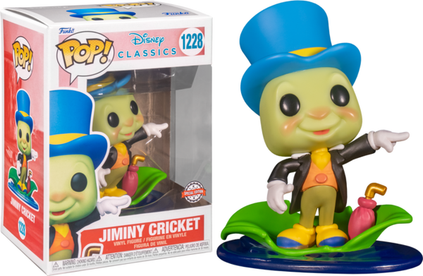 Funko Pop! Pinocchio - Jiminy Cricket on Leaf #1228