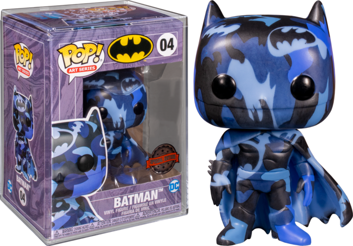 Funko Pop! Batman - Batman Blue & Black Artist Series with Pop! Protector #04 - The Amazing Collectables
