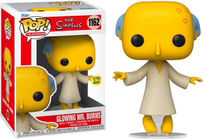 Funko Pop! The Simpsons - Glowing Mr. Burns Glow in the Dark #1162 - Chase Chance