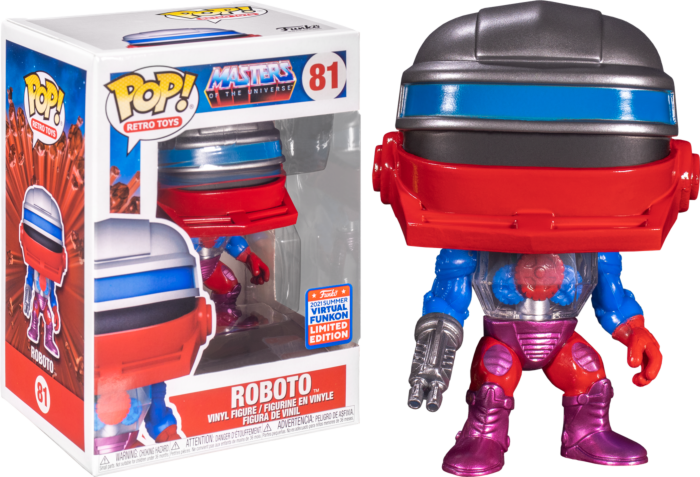 Funko Pop! Masters of the Universe - Roboto #81 (2021 Summer Convention Exclusive)