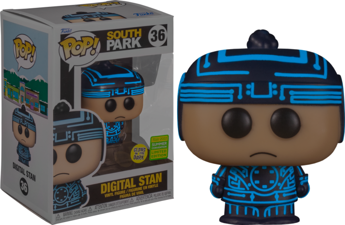 Funko Pop! South Park: Phone Destroyer - Digital Stan Glow in the Dark #36 (2022 Summer Convention Exclusive) - Real Pop Mania