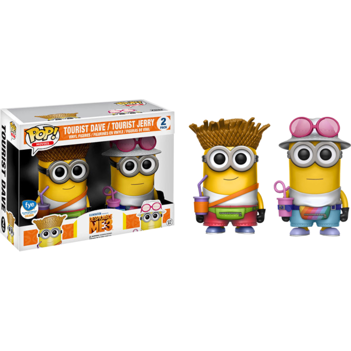 Funko Pop! Despicable Me 3 - Toursit Dave & Tourist Jerry - 2-Pack - The Amazing Collectables
