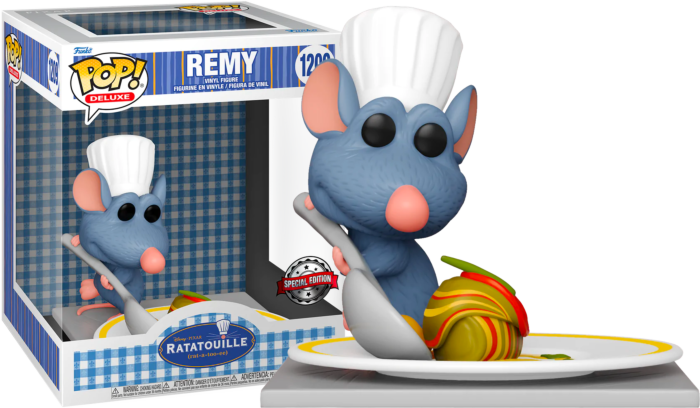 Funko Pop! Ratatouille - Remy with Ratatouille Deluxe #1209 - Real Pop Mania