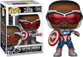 Funko Pop! The Falcon and the Winter Soldier - Captain America Year of the Shield #818 - Real Pop Mania