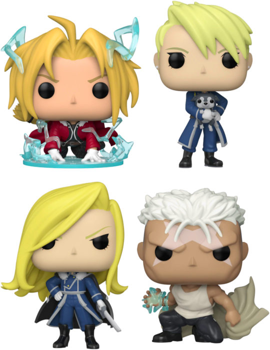 Funko Pop! Fullmetal Alchemist: Brotherhood - The Brotherhood of Pop - Bundle (Set of 4) - Real Pop Mania