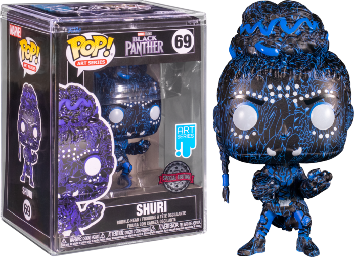 Funko Pop! Black Panther: Legacy - Shuri Damion Scott Artist Series with Pop! Protector #69 - Real Pop Mania