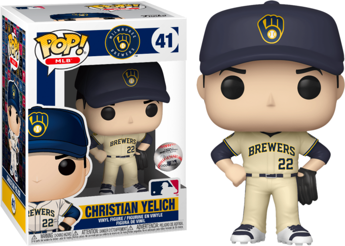 Funko Pop! MLB Baseball - Christian Yelich Milwaukee Brewers #41 - Real Pop Mania