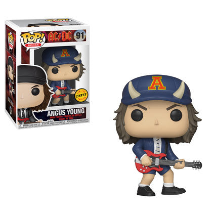 Funko Pop! AC/DC - Angus Young #91 - Chase Chance - The Amazing Collectables