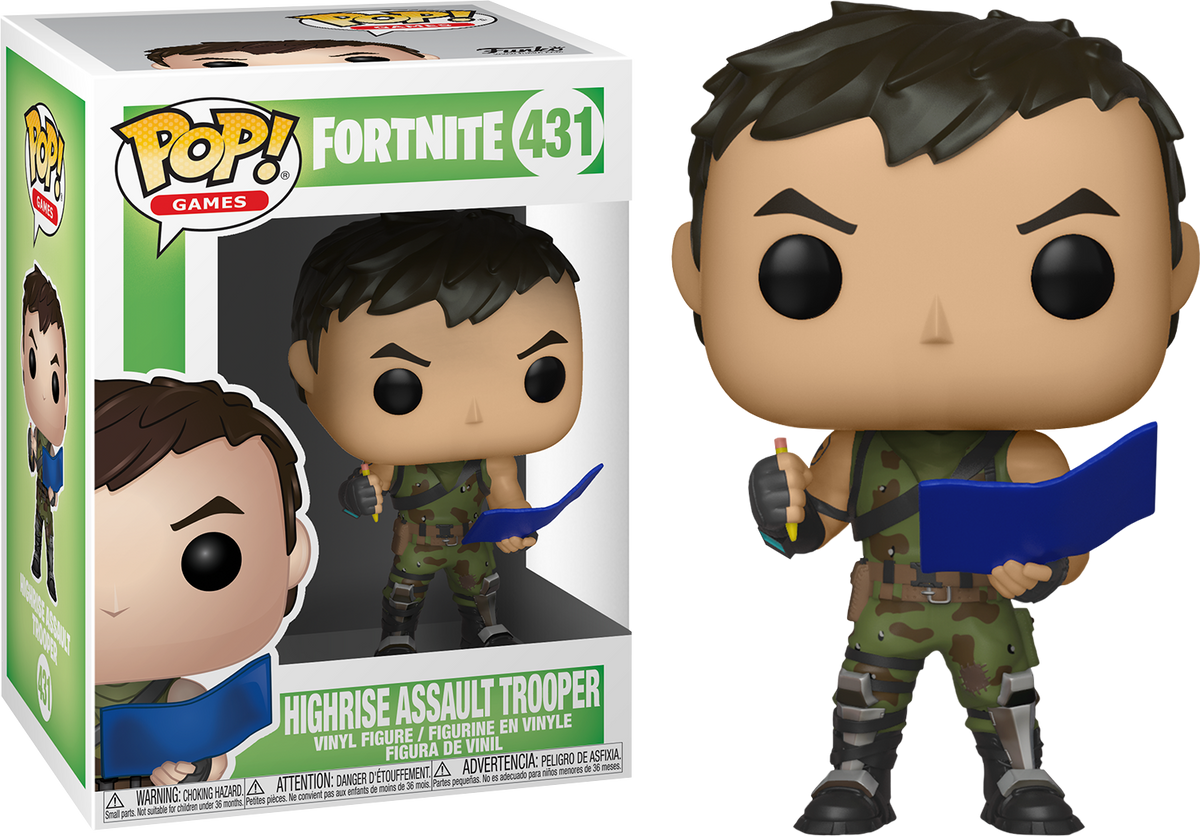 Funko Pop! Fortnite - Highrise Assault Trooper #431 - The Amazing Collectables