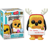 Funko Pop! Disney: Holiday - Pluto with Letter Flocked #1227
