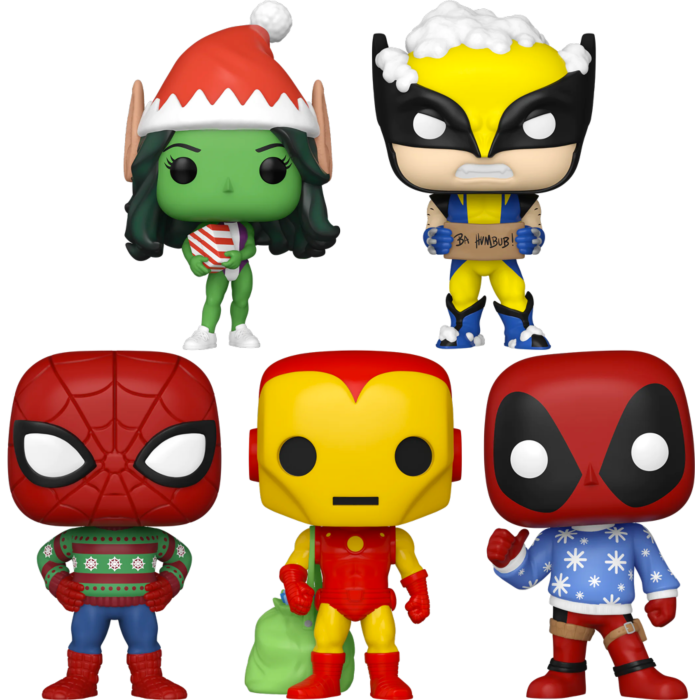 Christmas online marvel pops