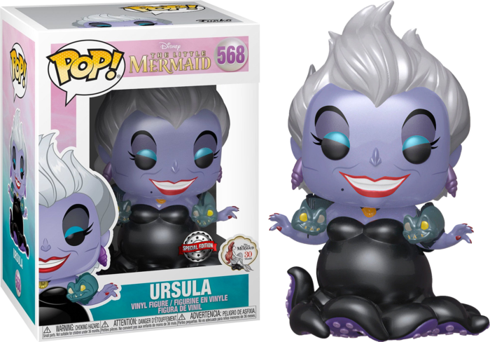 Funko Pop! The Little Mermaid - Ursula with Eels Metallic #568