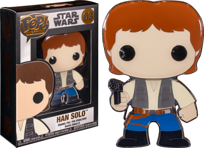 Funko Pop! Star Wars - Han Solo 4” Enamel Pin #03 - The Amazing Collectables