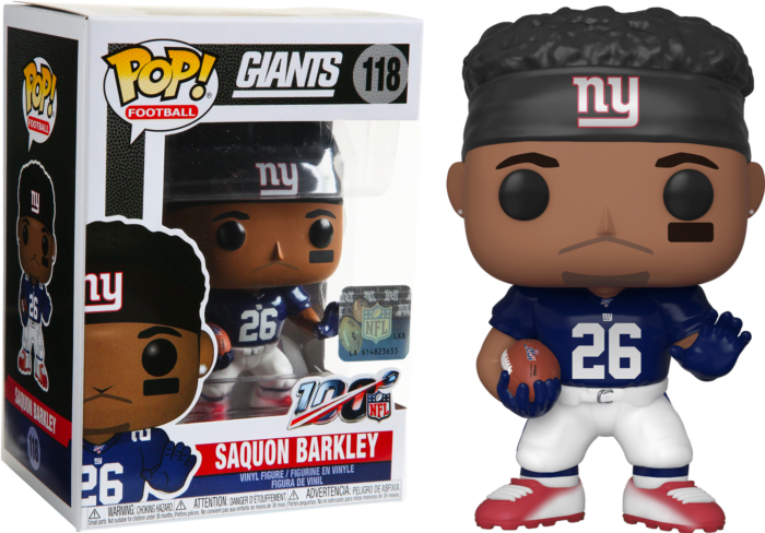 Funko Pop! NFL Football - Saquon Barkley New York Giants #118 - Real Pop Mania