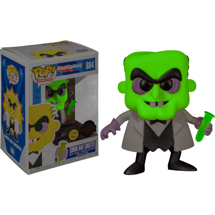 Funko Pop! Underdog - Simon Bar Sinister Glow in the Dark #884