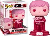 Funko Pop! Star Wars: The Mandalorian - Luke Skywalker with Grogu Valentine's Day #494 - Real Pop Mania