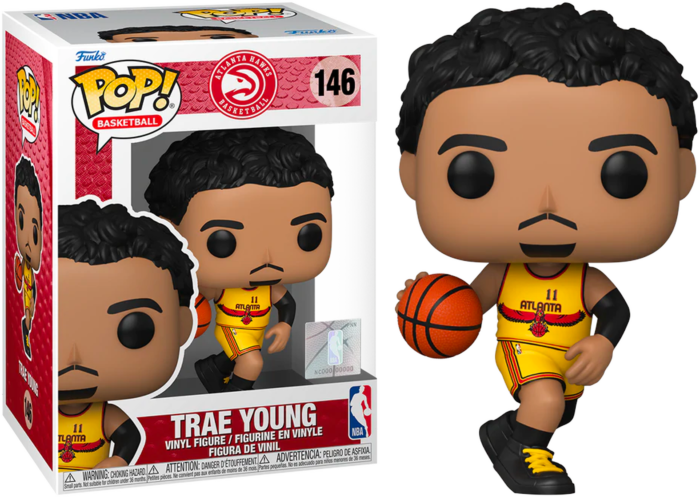 スポーツ Funko Pop! Trae Young #146 Atlanta Hawks Funko Pop! NBA Basketball - Trae Young Atlanta Hawks 2021 City Edition