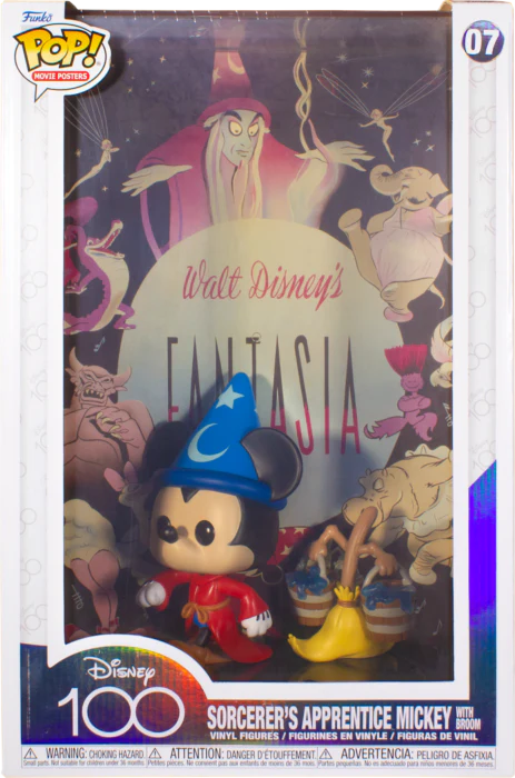 Funko Pop! Disney 100th Anniversary: - Set of 6 - Walt Disney, Elsa,  Cinderella, Aurora, Tiana and Mirabel (Glow)