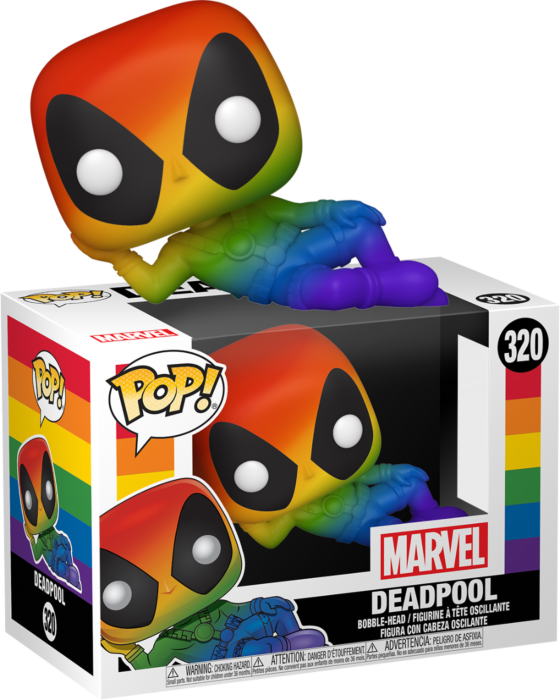 Funko Pop! Deadpool - Deadpool Rainbow Pride 2021 #320 - Real Pop Mania