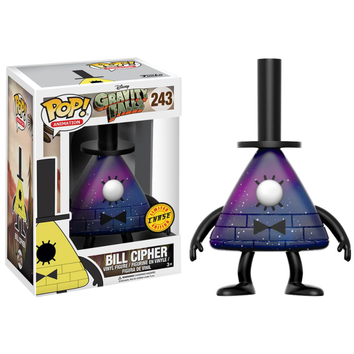 Funko Pop! Gravity Falls - Bill Cipher #243 - Chase Chance - Real Pop Mania