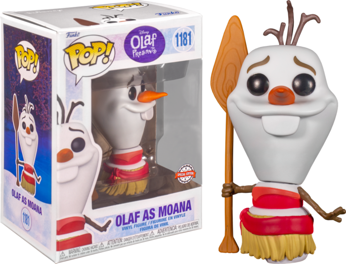 Funko Pop! Olaf Presents: Moana - Olaf as Moana #1181 - Real Pop Mania