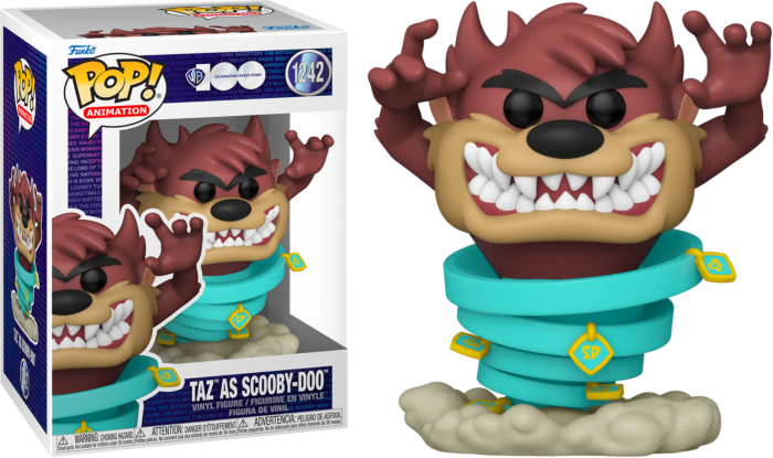 Funko Pop Looney Tunes x Scooby Doo Taz as Scooby Doo Warner Bros
