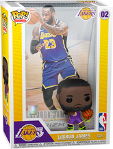 Funko Pop! Trading Cards - NBA Basketball - LeBron James with Protector Case #02 - Real Pop Mania