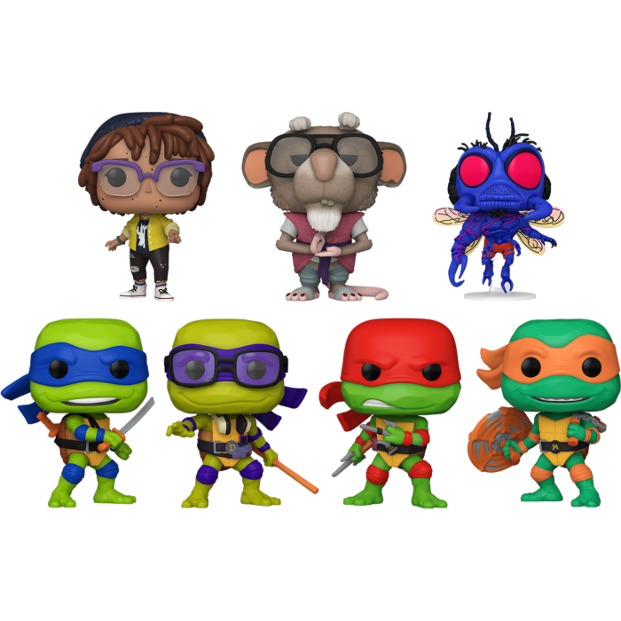 Funko Pop! Teenage Mutant Ninja Turtles: Mutant Mayhem - Cowabunga! - Bundle (Set of 7)