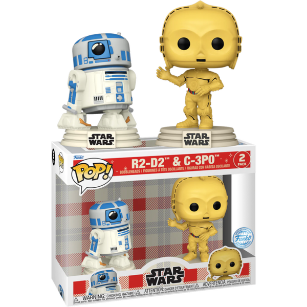 Funko Pop! Star Wars - Retro Reimagined R2-D2 & C-3PO Disney 100th - 2 Funko Pop! Star Wars - Retro Reimagined R2-D2 & C-3PO Disney 100th - 2