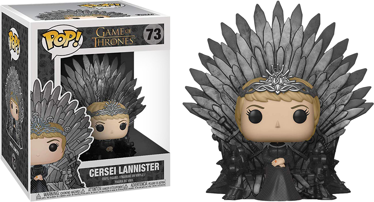 Funko Pop! Game of Thrones - Cersei Lannister on Iron Throne Deluxe #73 - The Amazing Collectables