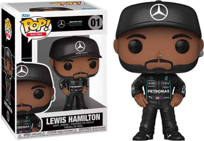 Funko Pop! F1: Formula 1 - Lewis Hamilton Mercedes AMG Petronas #01 - Real Pop Mania