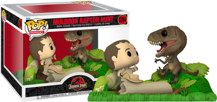 Funko Pop! Jurassic Park - Muldoon Raptor Hunt Movie Moments #1204 - Real Pop Mania