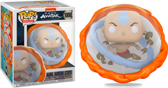 Funko Pop! Avatar: The Last Airbender - Aang in Avatar State 6” Super Sized #1000 - Real Pop Mania