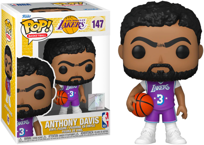 Funko Pop! NBA Basketball - Anthony Davis L.A. Lakers 2021 City Edition Jersey #147