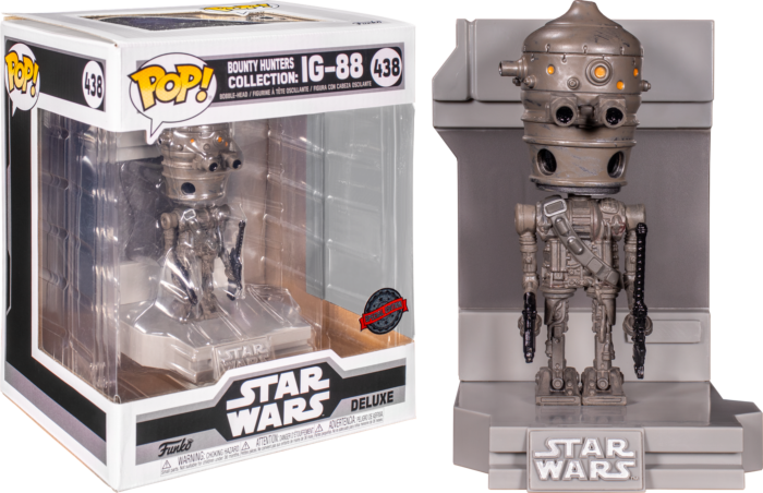 Funko Pop! Star Wars Episode V: The Empire Strikes Back - IG-88 Bounty Hunters Deluxe #438 - Real Pop Mania