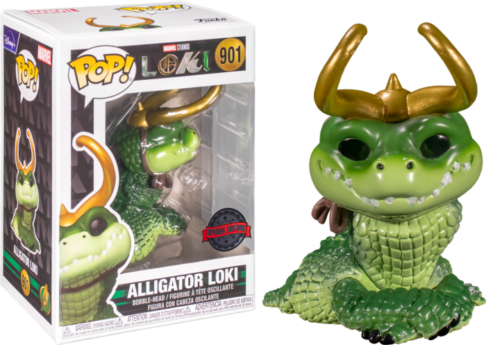 Funko Pop! Loki (2021) - Alligator Loki #901 - Real Pop Mania