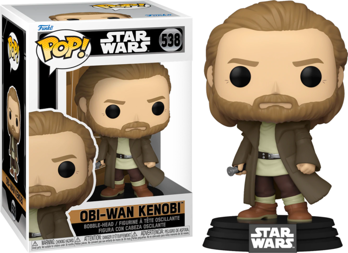 Funko Pop! Star Wars: Obi-Wan Kenobi - Obi-Wan Kenobi #538 - Real Pop Mania
