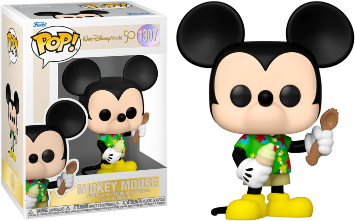 Funko Pop! Walt Disney World: 50th Anniversary - Aloha Mickey Mouse #1