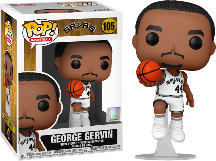 Funko Pop! NBA Basketball - George Gervin San Antonio Spurs #105 - Real Pop Mania